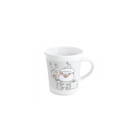 TAZA DE PORCELANA NAVIDEÑA NOTES 300 ML